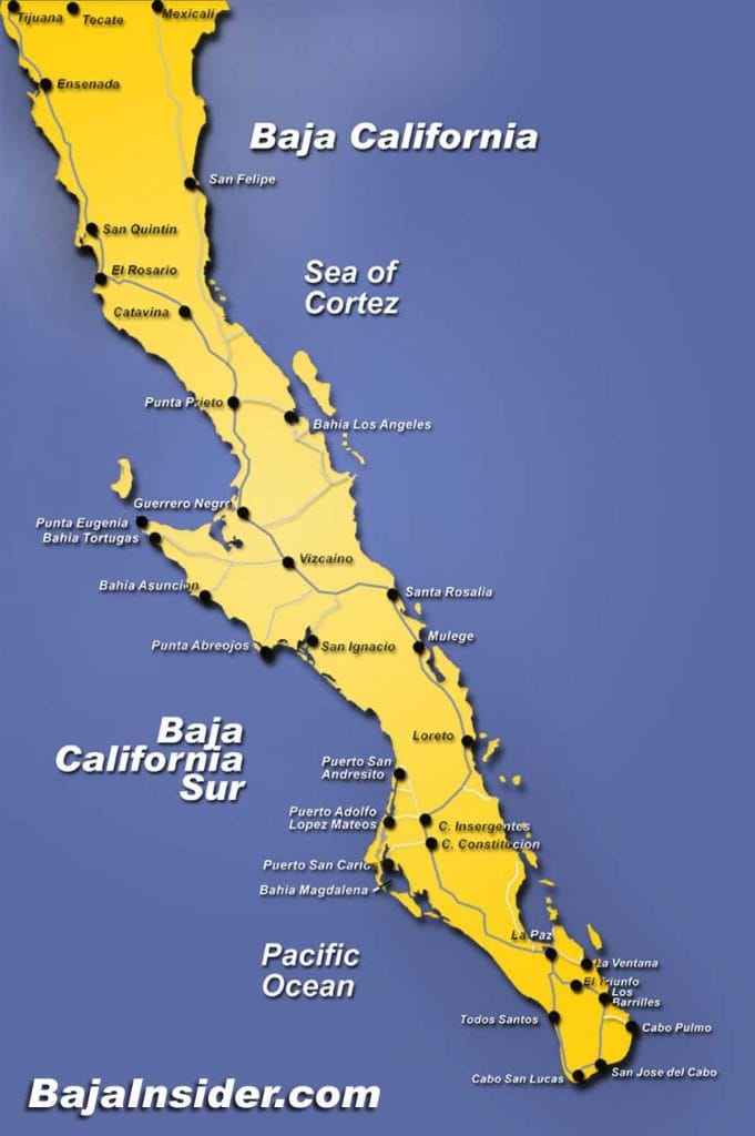  Baja Mexico Map 