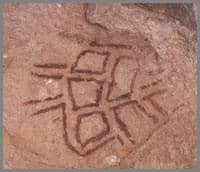 Amazing Baja Cave Paintings near Mission San Francisco de Borja