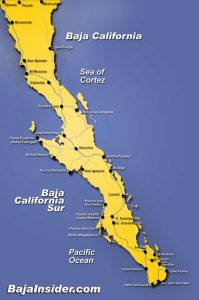 Baja Mexico Map